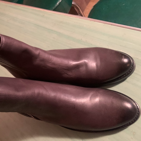 NEW Womens Frye Demi Charcoal Zip Block Heel Booties Size 8.5 B - Picture 2 of 11